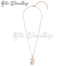 Swarovski Crystals Lovely Swan Pendant - Her Jewellery