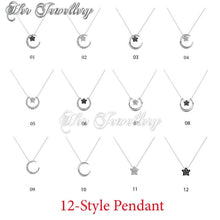 Swarovski Crystals Lune Etoilee Pendant‏ - Her Jewellery