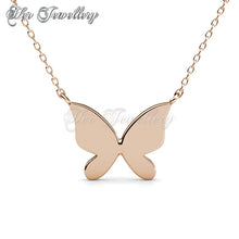 Swarovski Crystals Meadow Butterfly Set (Rose Gold) - Her Jewellery