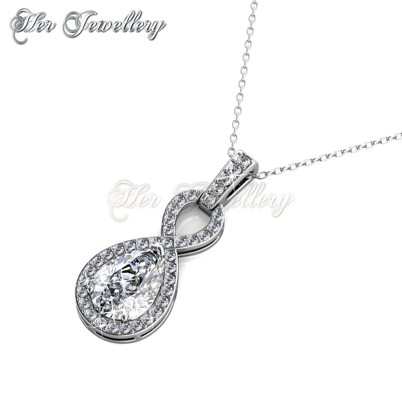 Swarovski Crystals Medallion Pendant - Her Jewellery