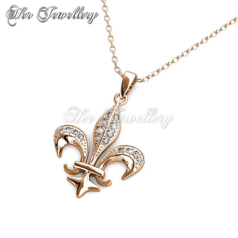 Swarovski Crystals Medieval Pendant (Rose Gold) - Her Jewellery