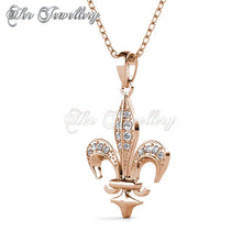 Swarovski Crystals Medieval Pendant (Rose Gold) - Her Jewellery