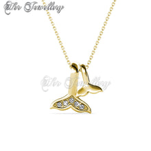 Swarovski Crystals Mermaid Love Pendant - Her Jewellery