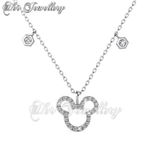 Swarovski Crystals Mickey Pendant - Her Jewellery