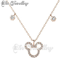 Swarovski Crystals Mickey Pendant - Her Jewellery