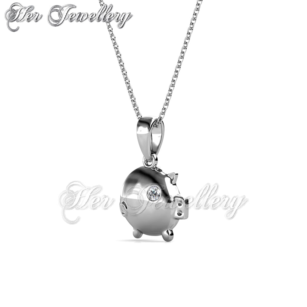 Swarovski Crystals Miss Piggy Pendant - Her Jewellery