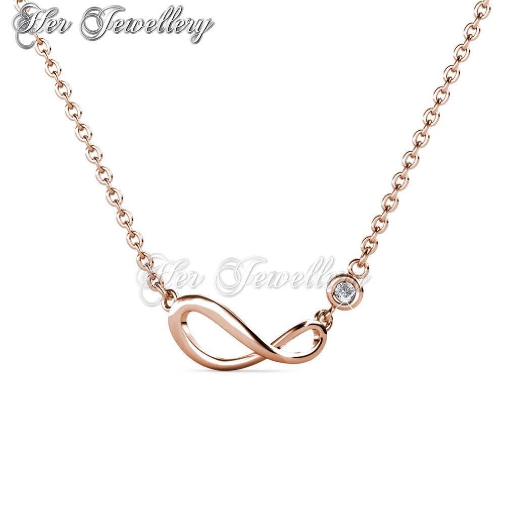 Swarovski Crystals Octadic Pendant (Rose Gold) - Her Jewellery