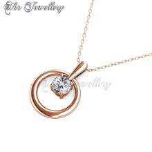 Swarovski Crystals Octavia Set (Rose Gold) - Her Jewellery
