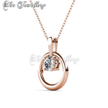 Swarovski Crystals Octavia Set (Rose Gold) - Her Jewellery