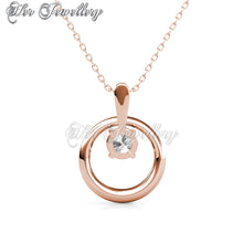 Swarovski Crystals Octavia Set (Rose Gold) - Her Jewellery