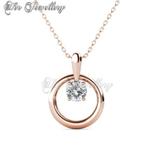 Swarovski Crystals Octavia Set (Rose Gold) - Her Jewellery