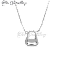 Swarovski Crystals Pad Lock Pendant‏ - Her Jewellery