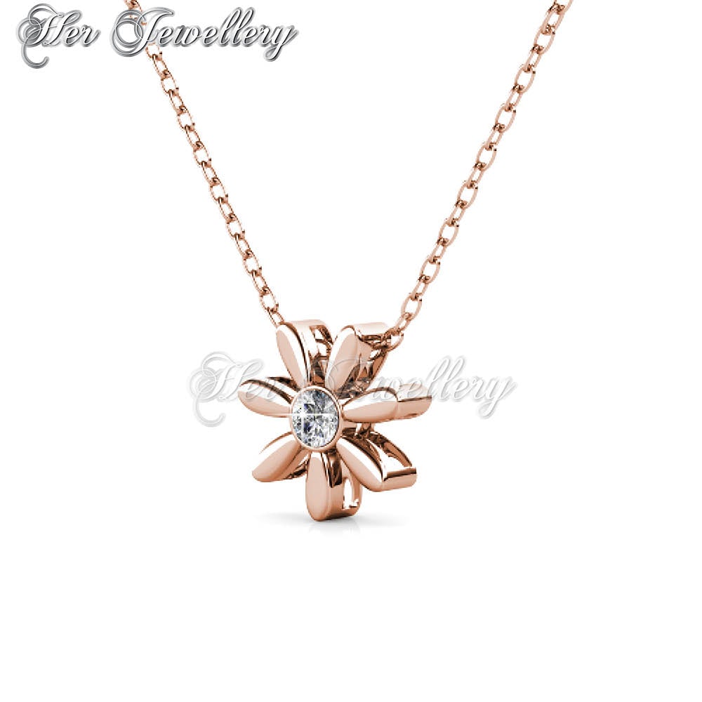 Swarovski Crystals Petra Pendant (Rose Gold) - Her Jewellery