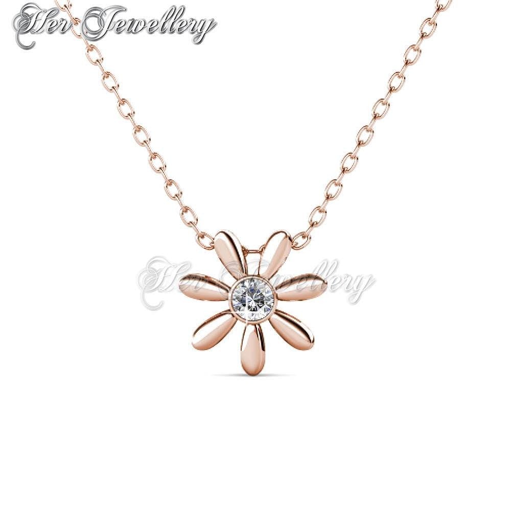 Swarovski Crystals Petra Pendant (Rose Gold) - Her Jewellery