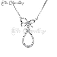 Swarovski Crystals Posie Droplet Pendant - Her Jewellery