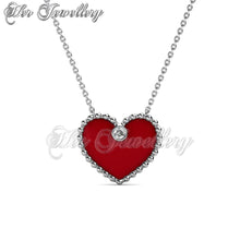 Swarovski Crystals Precious Heart Pendant - Her Jewellery