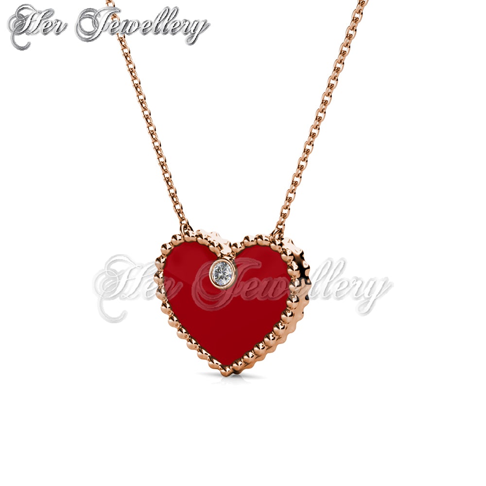 Swarovski Crystals Precious Heart Pendant - Her Jewellery