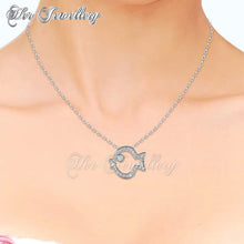 Swarovski Crystals Pufferfish Pendant‏ - Her Jewellery