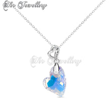Swarovski Crystals Purely Heart Pendant - Her Jewellery