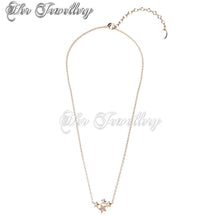 Swarovski Crystals Quad Star Pendant‏ - Her Jewellery