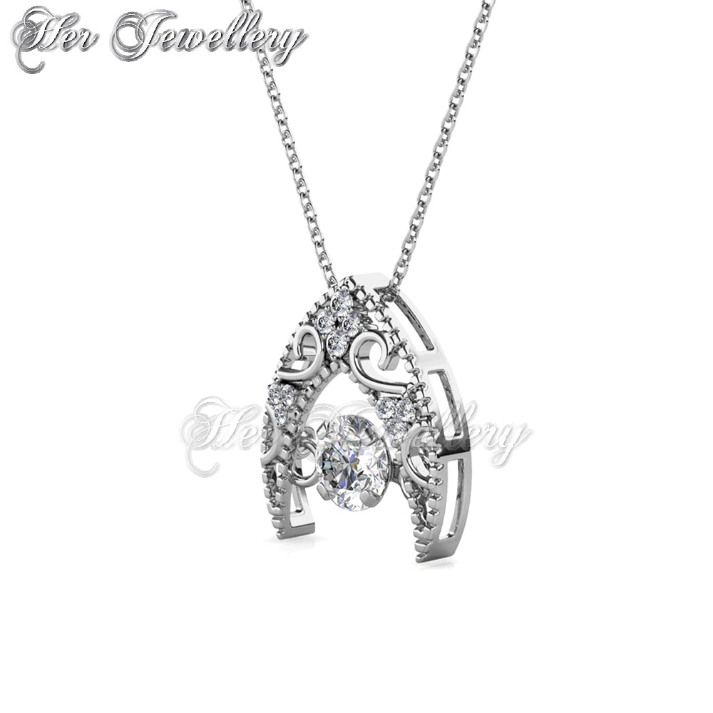 Swarovski Crystals Queen's Diamond Pendant - Her Jewellery