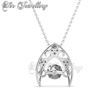 Swarovski Crystals Queen's Diamond Pendant - Her Jewellery