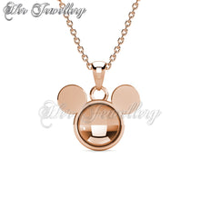 Swarovski Crystals Red Micky Pendant - Her Jewellery