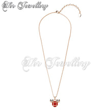 Swarovski Crystals Red Micky Pendant - Her Jewellery