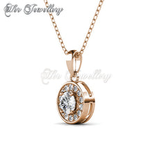 Swarovski Crystals Reese Set (Rose Gold) - Her Jewellery