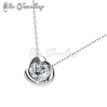 Swarovski Crystals Rose Crystal Pendant - Her Jewellery