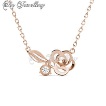 Swarovski Crystals Rose Pendant‏ - Her Jewellery