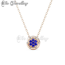 Swarovski Crystals Saffron Pendant - Her Jewellery