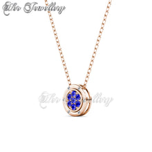 Swarovski Crystals Saffron Pendant - Her Jewellery