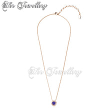 Swarovski Crystals Saffron Pendant - Her Jewellery