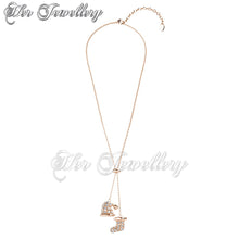 Swarovski Crystals Santa's Pendant - Her Jewellery