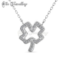 Swarovski Crystals Shamrock Set - Her Jewellery