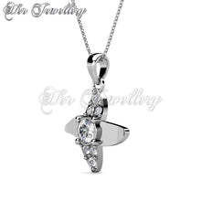Swarovski Crystals Shuriken Pendant - Her Jewellery