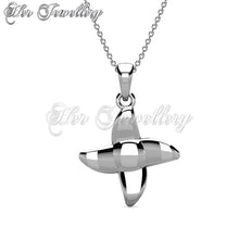 Swarovski Crystals Shuriken Pendant - Her Jewellery