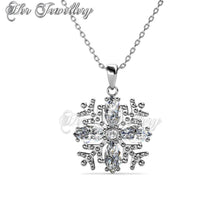 Swarovski Crystals Snow Pendant - Her Jewellery