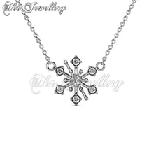 Swarovski Crystals Snowflakers Pendant - Her Jewellery