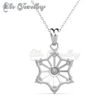 Swarovski Crystals Snowflakes Pendant‏ - Her Jewellery