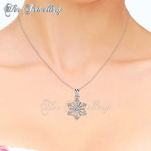Swarovski Crystals Snowflakes Pendant‏ - Her Jewellery