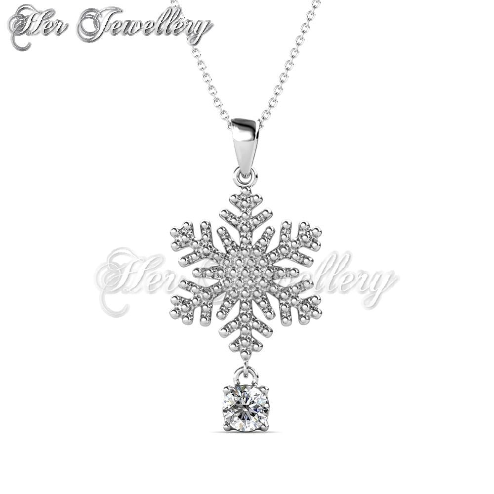 Swarovski Crystals Snowing Pendant - Her Jewellery