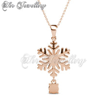 Swarovski Crystals Snowing Pendant - Her Jewellery