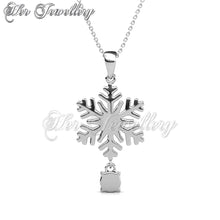 Swarovski Crystals Snowing Pendant - Her Jewellery