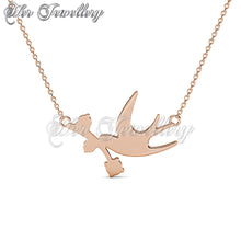 Swarovski Crystals Soaring Dove Pendant - Her Jewellery