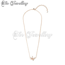 Swarovski Crystals Soaring Dove Pendant - Her Jewellery