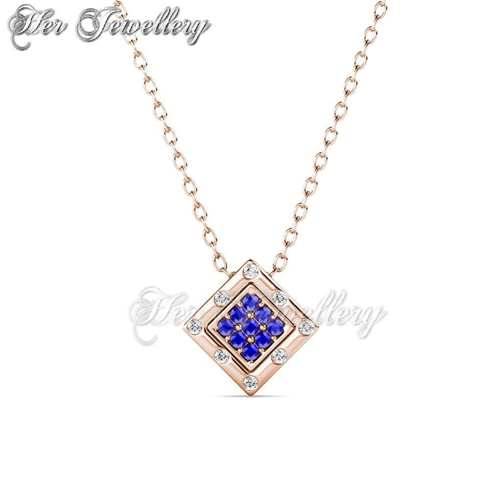 Swarovski Crystals Square Blitz Pendant - Her Jewellery