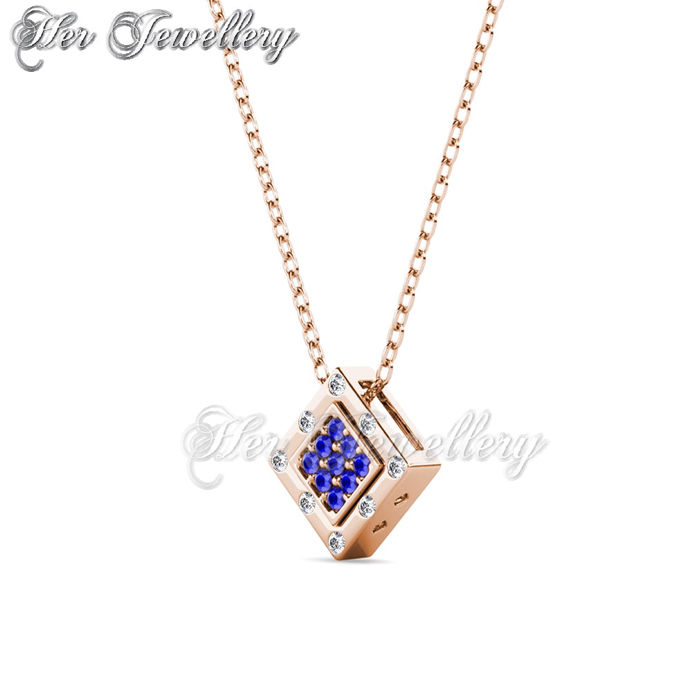 Swarovski Crystals Square Blitz Pendant - Her Jewellery