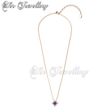 Swarovski Crystals Square Blitz Pendant - Her Jewellery